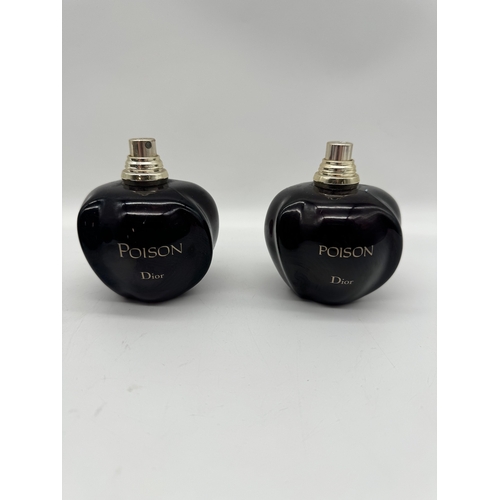 200 - Two bottles of Dior Poison Eau De Toilette 100ml