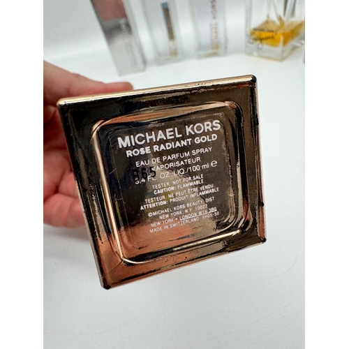 203 - Six bottles of various Michael Kors Fragrances Eau De Parfum / Toilette 100ml