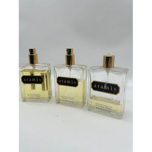 213 - Four bottles of Aramis Toilette 110ml