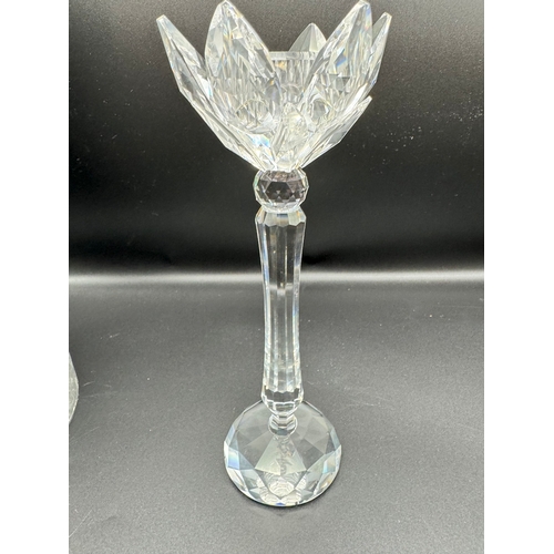 151 - Swarovski Crystal 7600/141 000 Tulip Candle holder with box