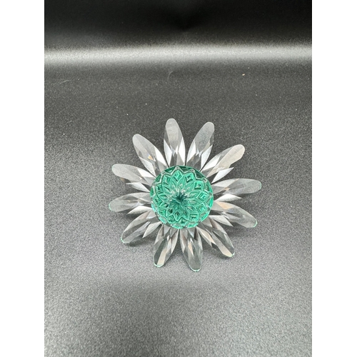 154 - Swarovski Crystal flowers including Daeni - Paradise Flowers - 848451 / Green Marguerite 227537 / St... 