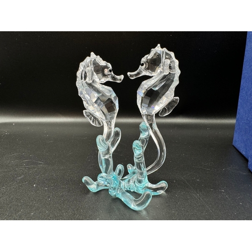 168 - Swarovski Crystal Seahorses + Rocking Horse