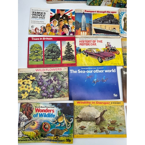 247 - Collection of Brooke Bond Collectable Cards in binders