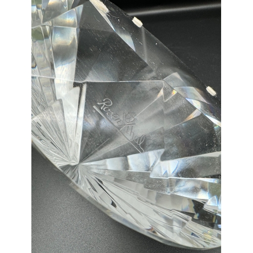 169A - Large Rosenthal Faceted Crystal in shape of brillant round diamond 16cm x 13cm