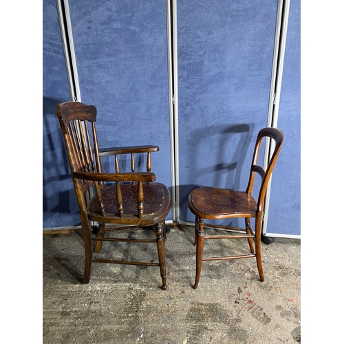 456 - Two Antique chairs.