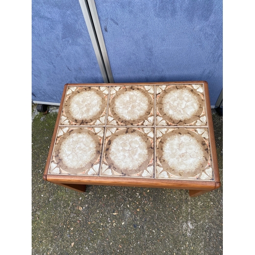 471 - Mid century G Plan tiled coffee/side table. 

Dimensions - 25