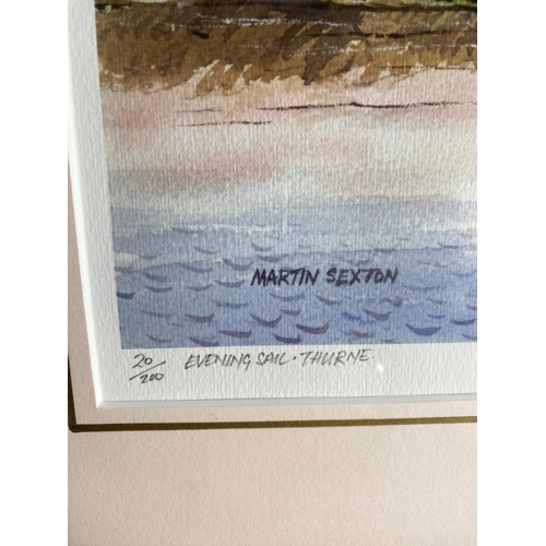 500 - A trio of limited edition signed prints by Martin Sexton