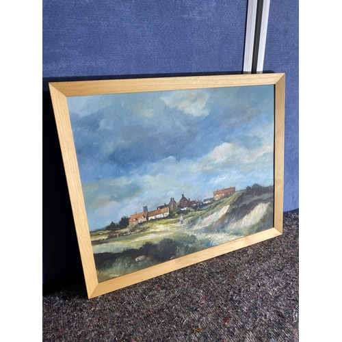 516 - Signed landscape painting by David Mitchell