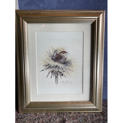 533 - A collection of three bird prints signed by Jan Bowles.