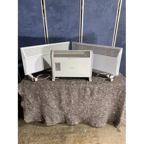 572 - Three electric heaters