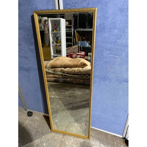 574 - Rectangular gilt framed Mirror.