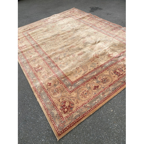 593 - Large Royal Keshan 100% wool handmade Rug / carpet made in Belgium