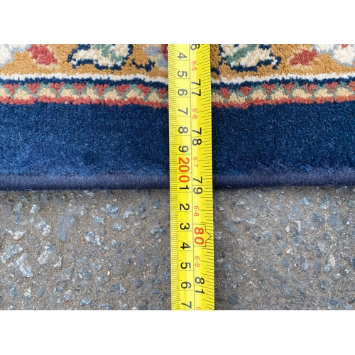 603 - Large Blue Kashtan Rug / Carpet

Dimensions - 114.5