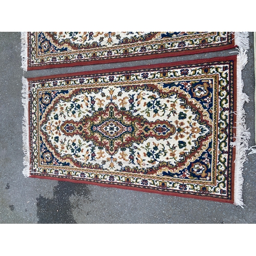 605 - Three small Rugs / Carpets.