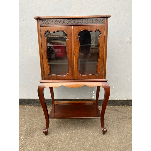 612 - Antique Glazed pier cabinet. 

Dimensions - 21.5