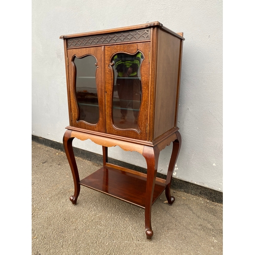 612 - Antique Glazed pier cabinet. 

Dimensions - 21.5