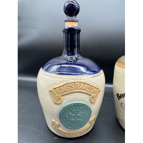 40 - Kings Ransom Stone Whisky Decanter + Bonnie Galloway