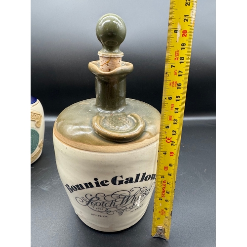 40 - Kings Ransom Stone Whisky Decanter + Bonnie Galloway