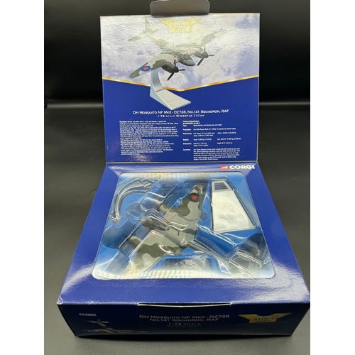 20 - Three Corgi Model Aircraft WW2  Limited Edition - AA32807, AA32803, AA32805