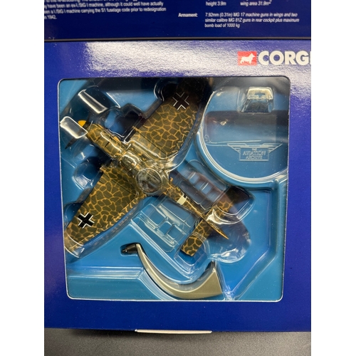 68 - Five Corgi WW2 Model Aircraft Models - AA32501, AA32504 X2, AA34302, AA34301