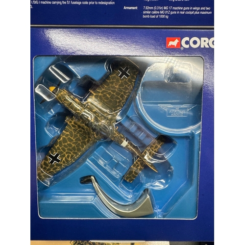 68 - Five Corgi WW2 Model Aircraft Models - AA32501, AA32504 X2, AA34302, AA34301