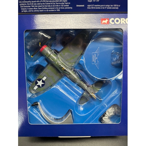 69 - Three Corgi WW2 Model Aircraft Models - AA33801, AA33804, AA32205