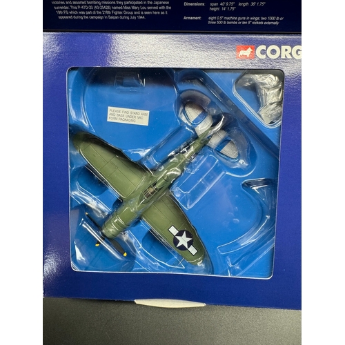 71 - Five Corgi WW2 Aircraft Models - AA33006, AA33803, AA33805, AA33005, AA32806