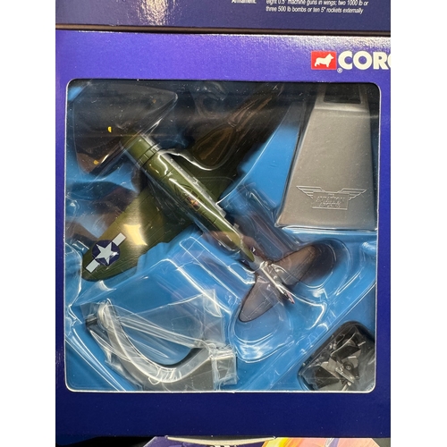 71 - Five Corgi WW2 Aircraft Models - AA33006, AA33803, AA33805, AA33005, AA32806