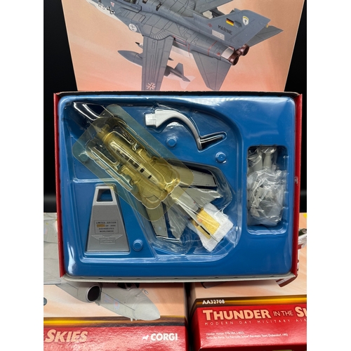 77 - Five Corgi Thunder in the Skies Aircraft Models - AA33606, AA34105, AA32708, AA33608, AA34106