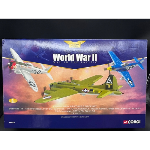 79 - Corgi WW2 War in the Pacific Aircraft Models - AA33004, AA33103, AA99126