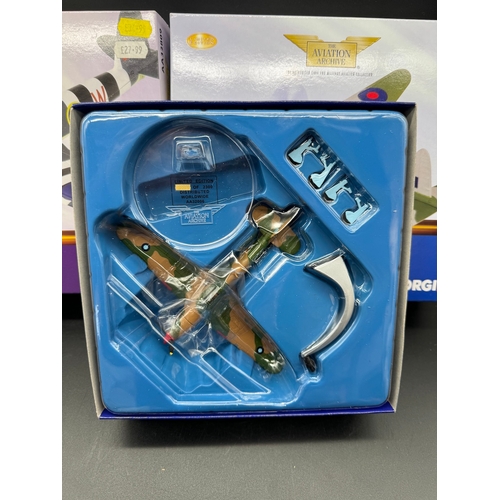 92 - Four Corgi WW2 Model Aircraft - AA32809, AA32811, AA32006, AA30003