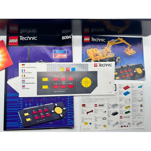 116 - Vintage Boxed Lego Technic 8094 Control Center + 8700 + instructions / pen