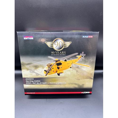 126 - Corgi Sea King HAR3A ZH541, RAF No.22 sqdn - Search and Rescue		AA33415 1:72 Limited Edition 0139 / ... 