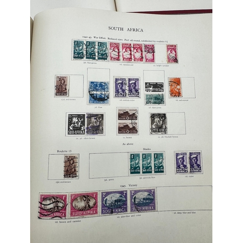 157 - Four albums of 19th - Early 20th Century Stamps well catalogued in albums including Great Britain / ... 