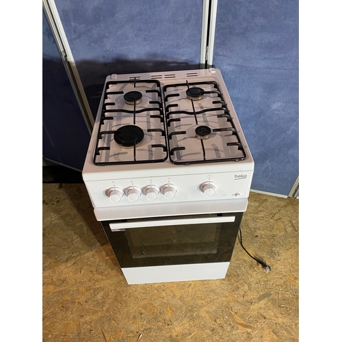 303 - Beko ESG50W 50cm Single Oven Gas Cooker - White