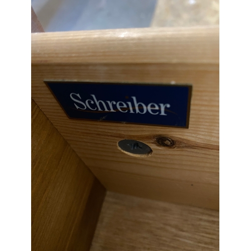 306 - Schreiber Pine multi drawer chest of drawers. 

Dimensions - 52.5