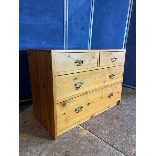 337 - Solid Pine Hamlet Two over three chest of drawers. 

Dimensions - 36