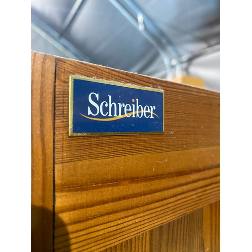 343 - Schreiber pine wardrobe. 

Dimensions - 41