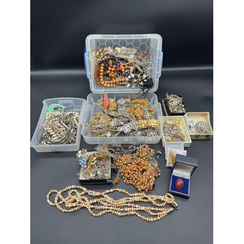 75 - Quantity of costume jewellery including necklaces, bracelets etc