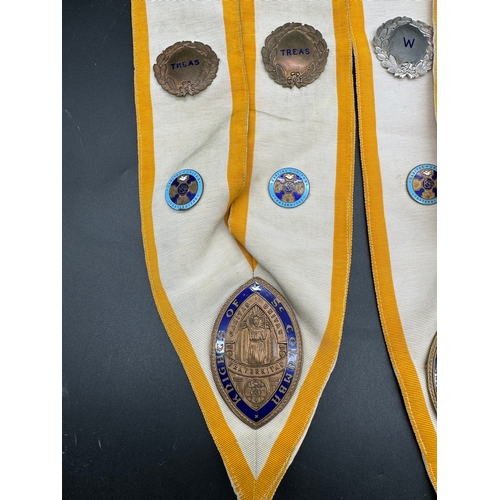 89 - Three Knights of St Columba Collars - Treasury, Past Grand Knight, Warden