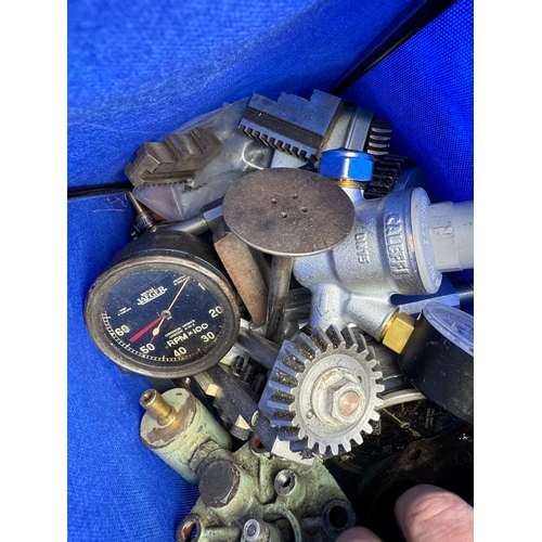 176 - Quantity of vintage tools, accessories, dials etc