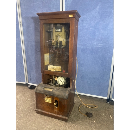 346 - Antique Warren Telechron CO 'Clock in' machine

Please see images for dimensions.