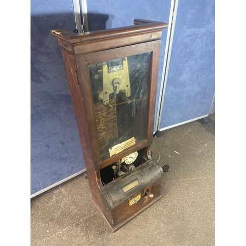 346 - Antique Warren Telechron CO 'Clock in' machine

Please see images for dimensions.