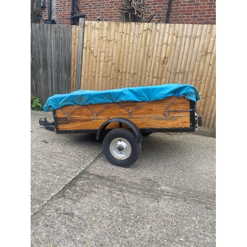 348 - Two wheel trailer.