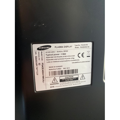 377 - Samsung PS43E450 43