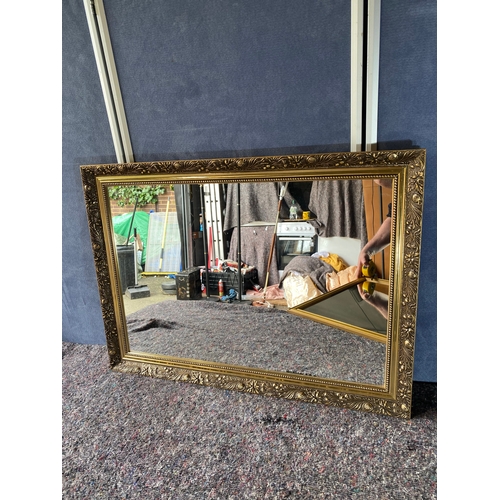 384 - Two rectangular gilt framed mirrors. 

Dimensions of largest in images for reference.