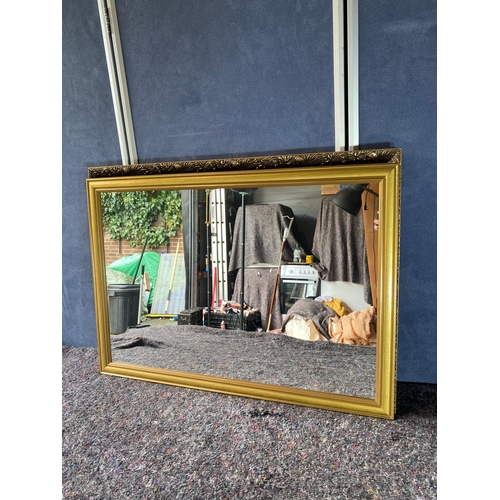 384 - Two rectangular gilt framed mirrors. 

Dimensions of largest in images for reference.