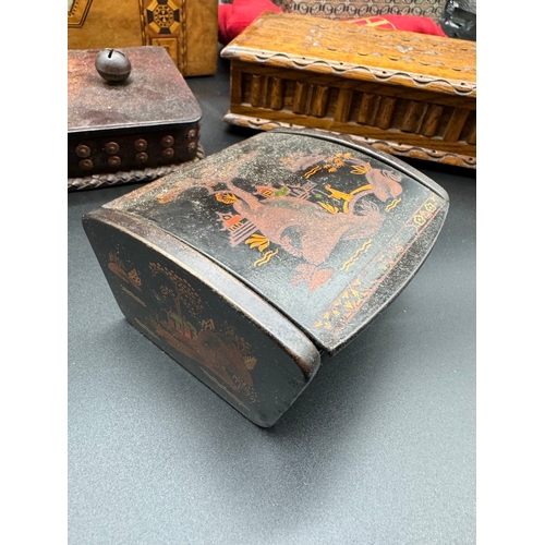 80 - Collection of boxes antique & oriental