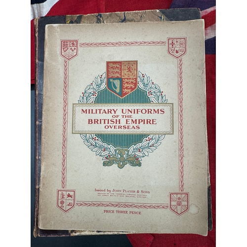 82 - British Naval Flag, Confederate Flag, John Player Cards Military Uniforms of British Empire Overseas... 