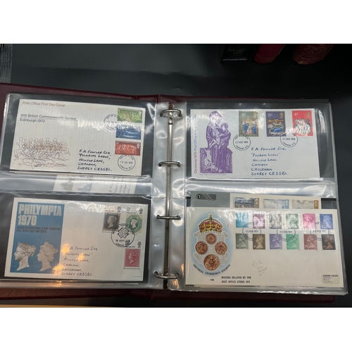 84 - Quantity of 19th century to 20th century stamp albums, Royal Mail First Day Cover Album + loose stam... 